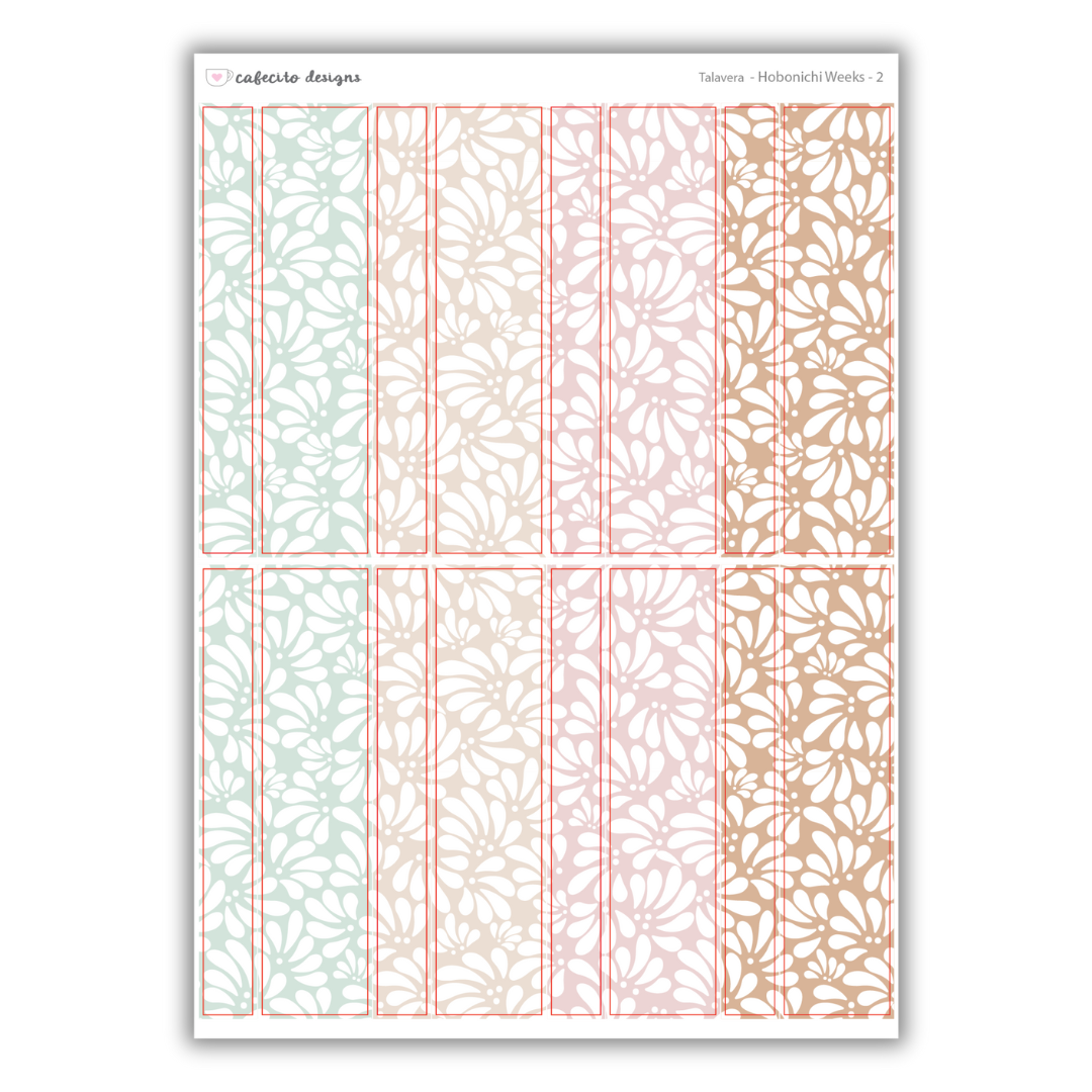 Talavera - Hobonichi Weeks Functional Stickers