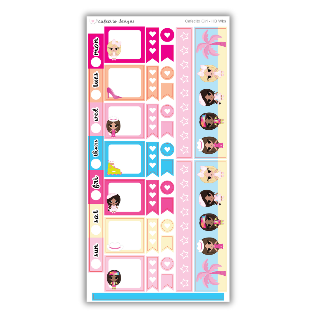 Cafecito Girl - Hobonichi Weeks