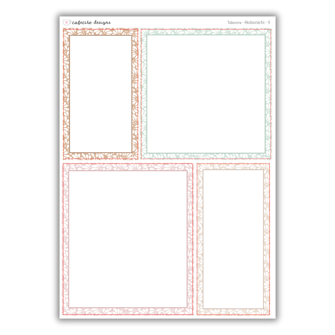 Talavera - Hobonichi Cousin Functional Stickers