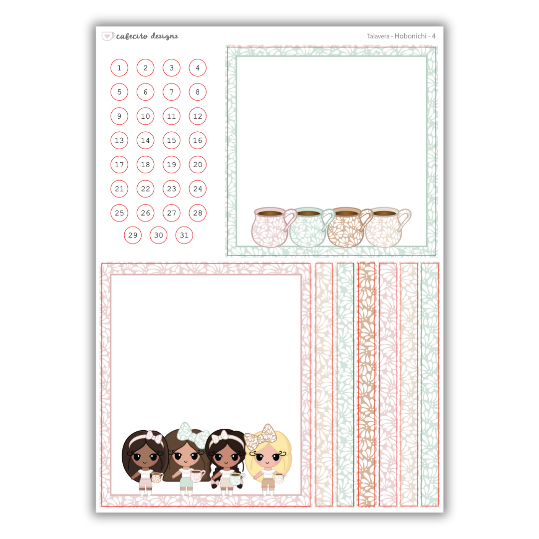 Talavera - Hobonichi Cousin Functional Stickers