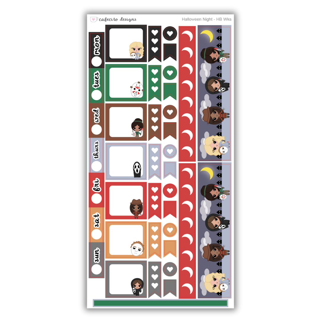 Halloween Night - Hobonichi Weeks