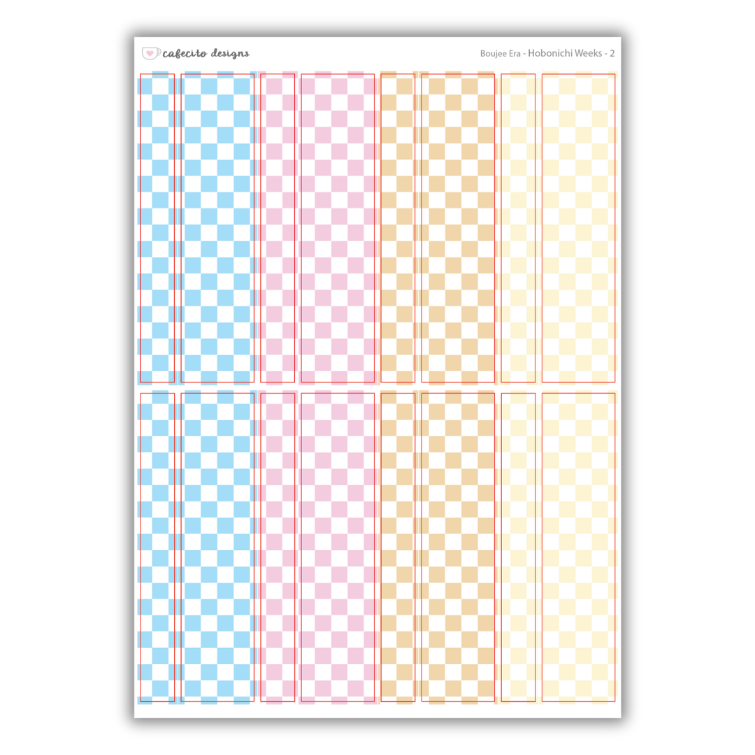 Boujee Era - Hobonichi Weeks Functional Stickers