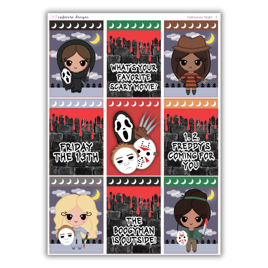 Halloween Night - Full Box with Deco 2