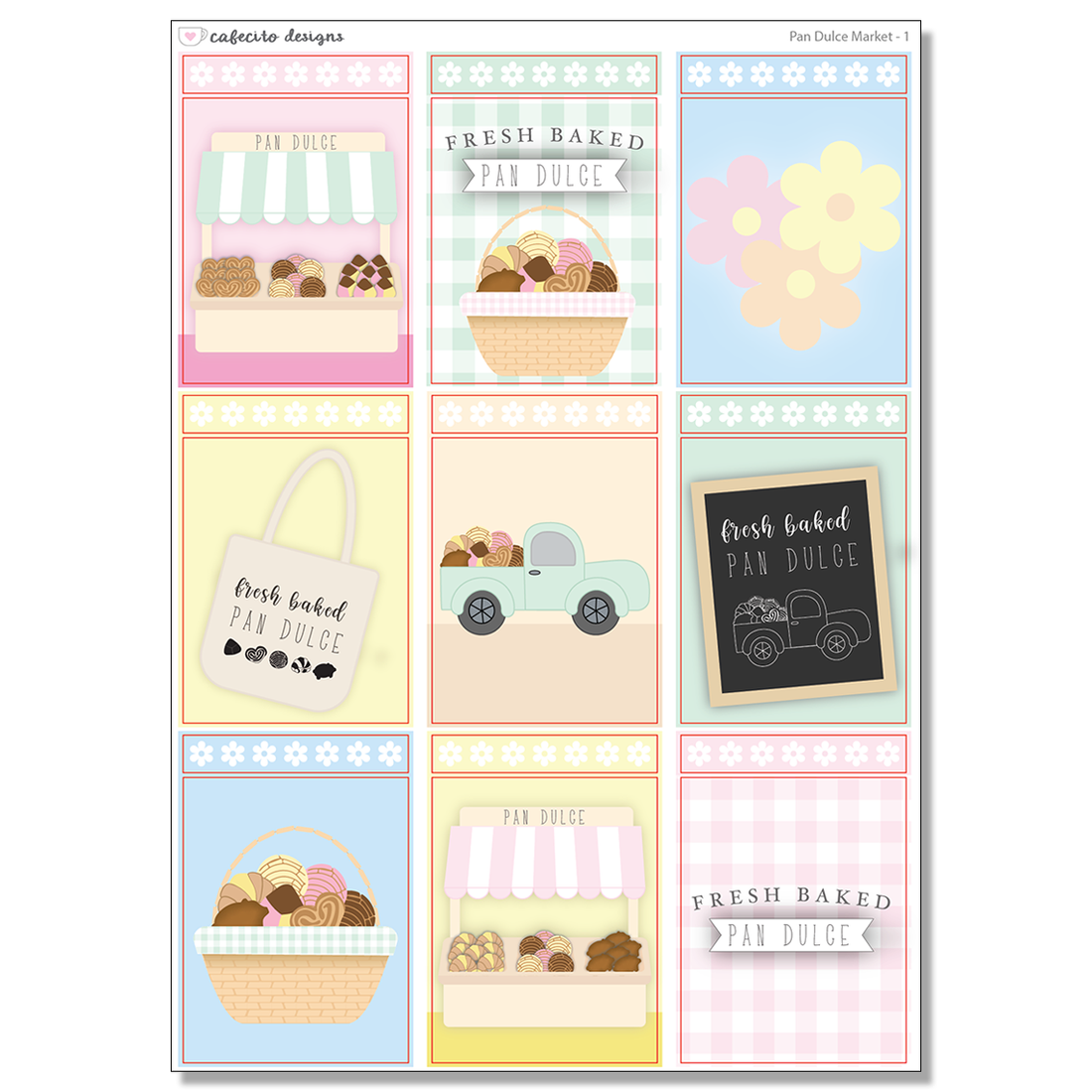 Pan Dulce Market - Full Boxes with Deco