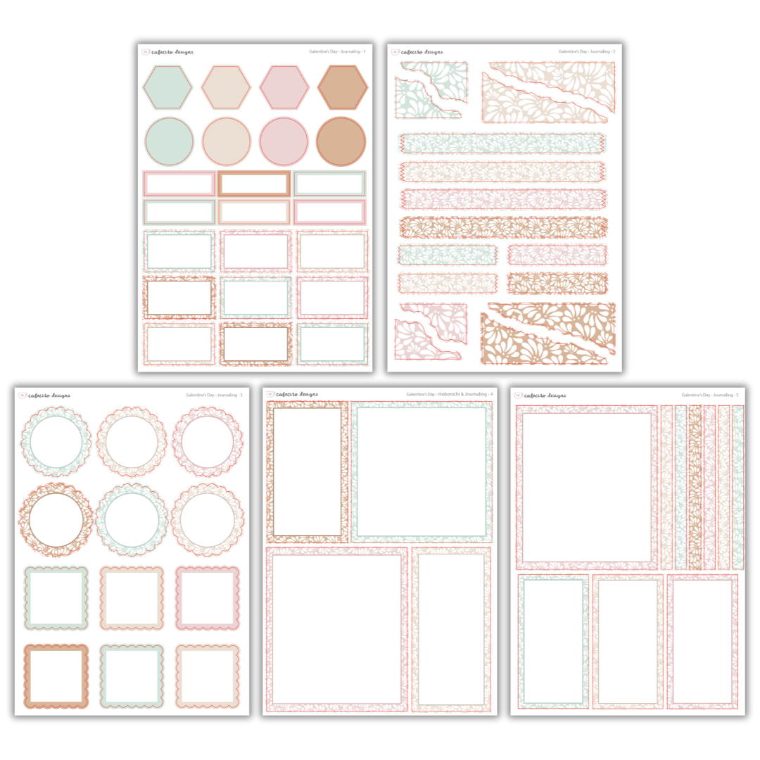 Talavera - Hobonichi Cousin Functional Stickers