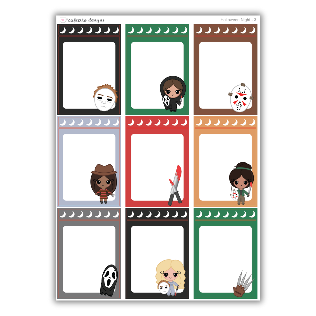 Halloween Night - Full Box with Border 3