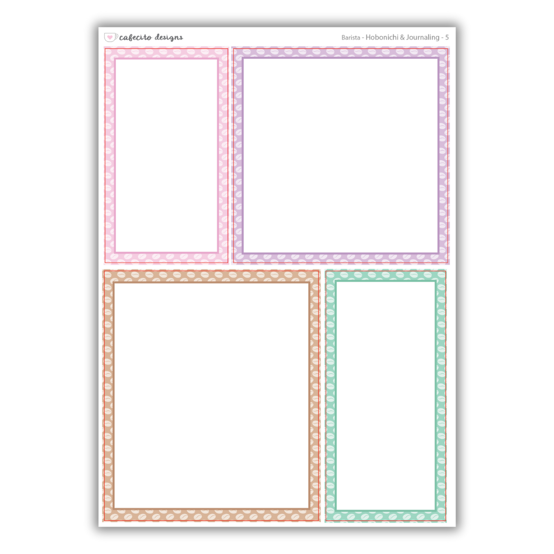 Barista - Hobonichi Weeks Functional Stickers