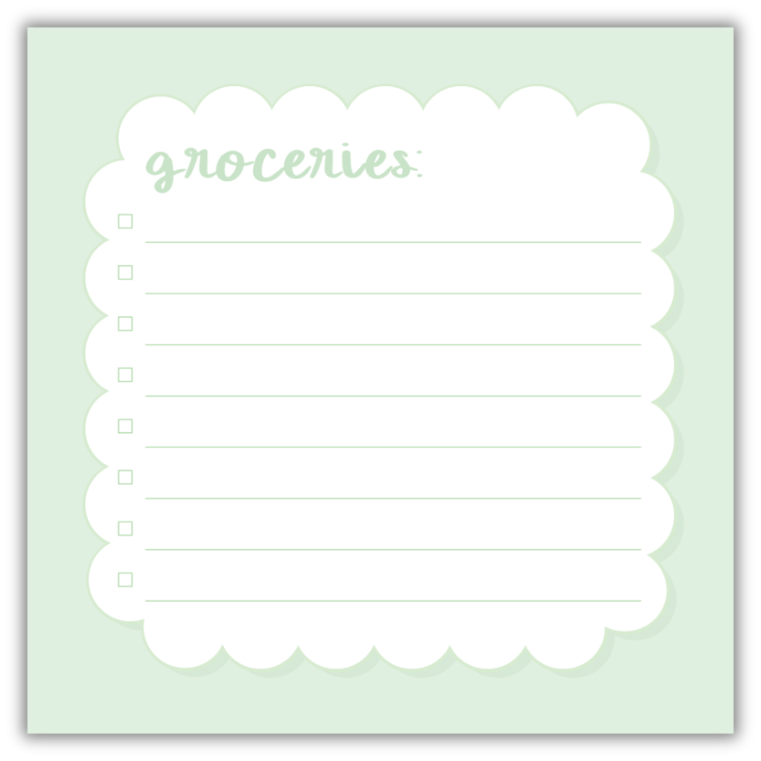 To Buy, To Do, Groceries - Sticky Notes Bundle