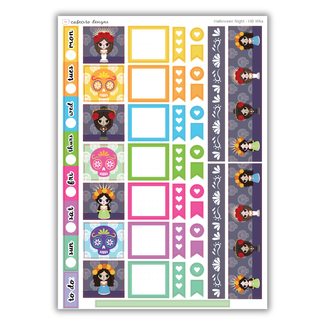 Dia de los Muertos - Hobonichi Weeks