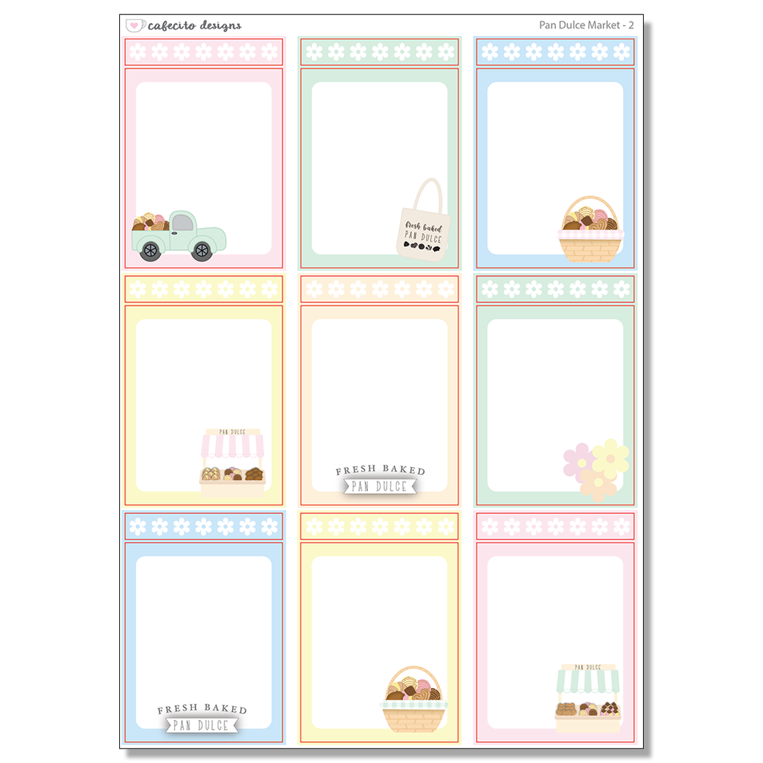 Pan Dulce Market - Full Boxes With Border