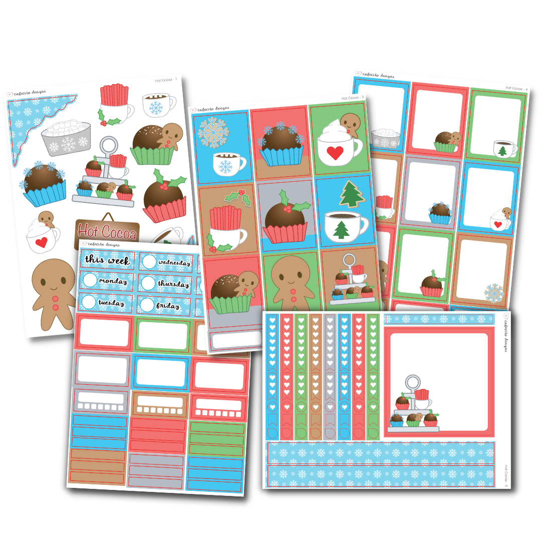 Hot Cocoa - Sticker Kit