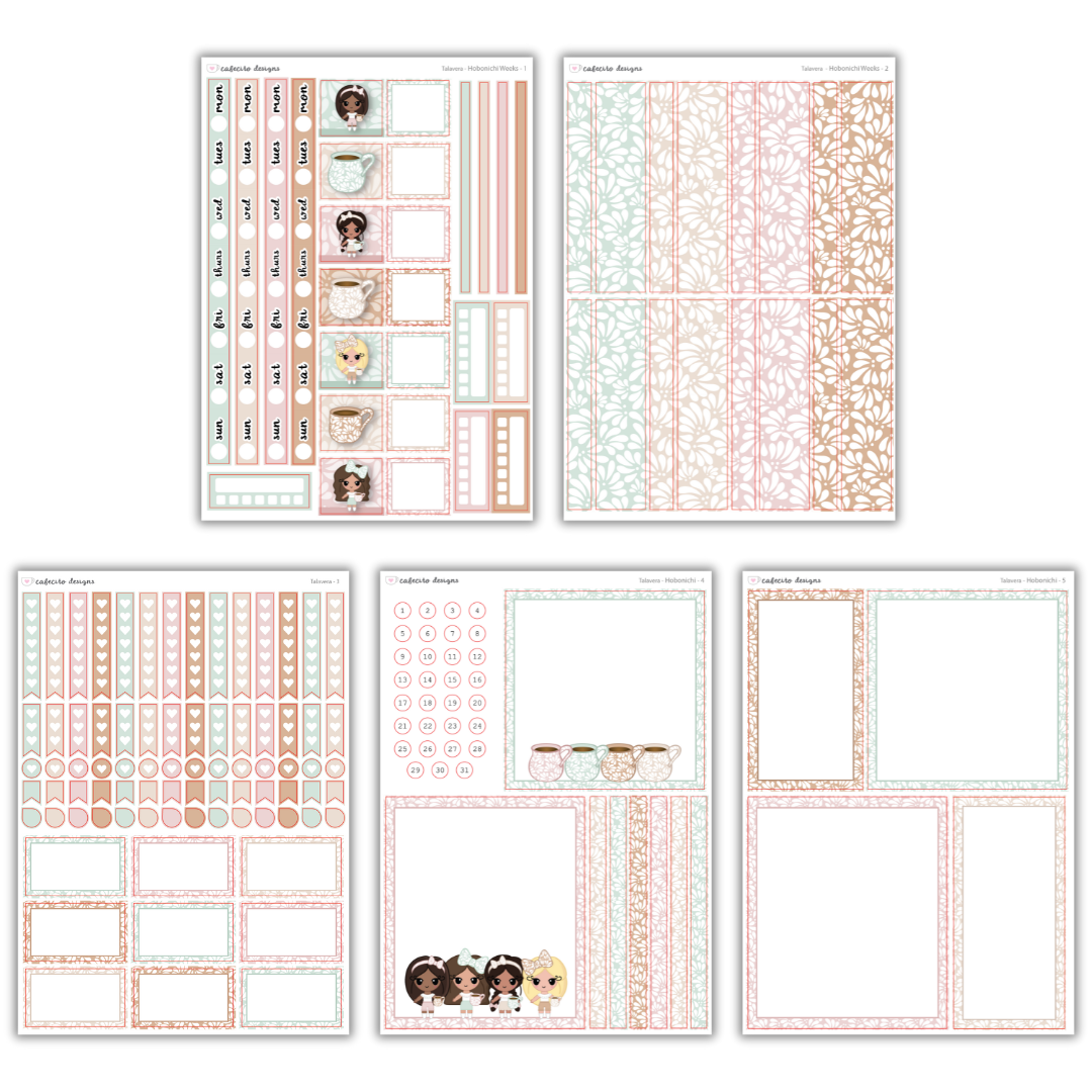 Talavera - Hobonichi Weeks Functional Stickers