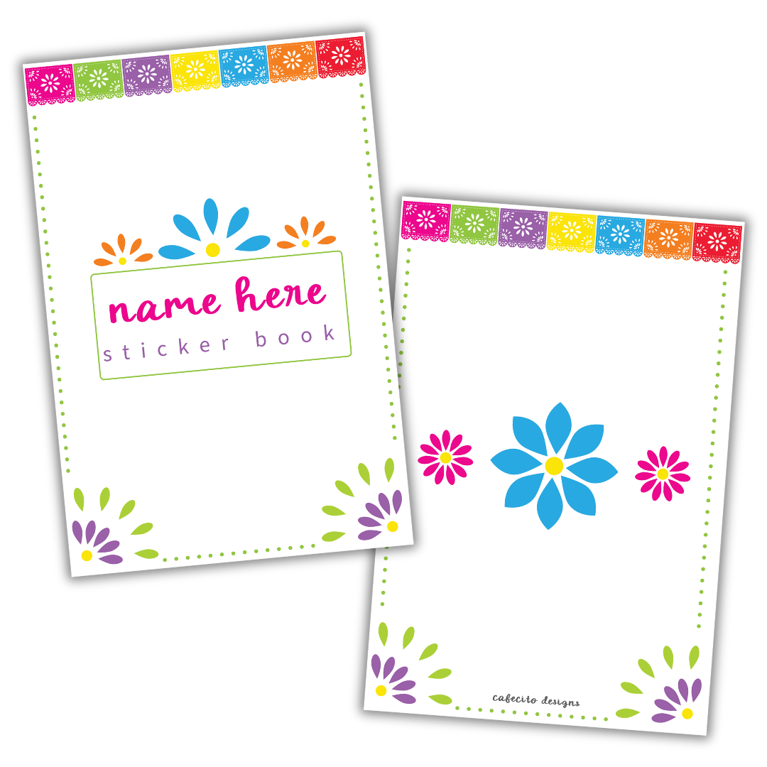 Papel Picado - Reusable Sticker Book