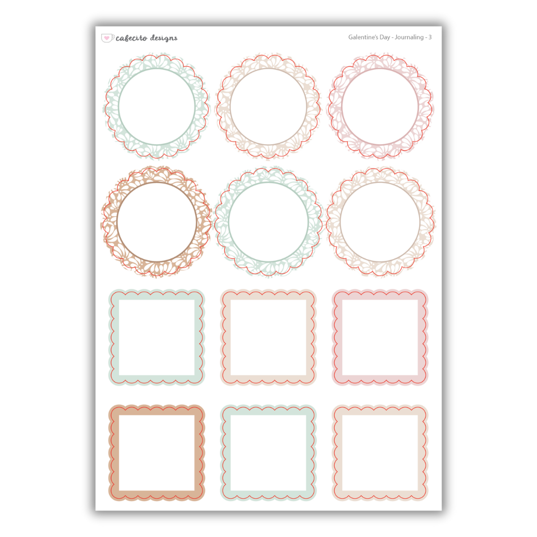 Talavera - Hobonichi Cousin Functional Stickers
