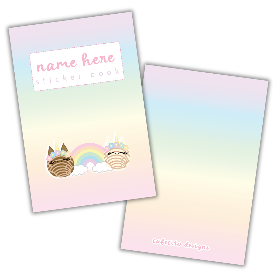 Uniconchas - Reusable Sticker Book