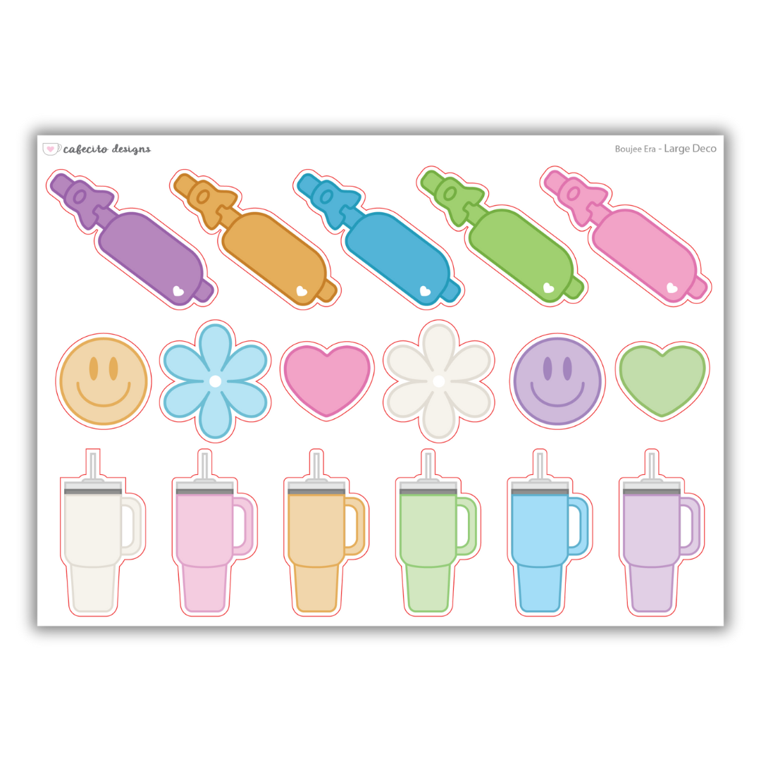 Boujee Era - Large Deco Sticker Sheet