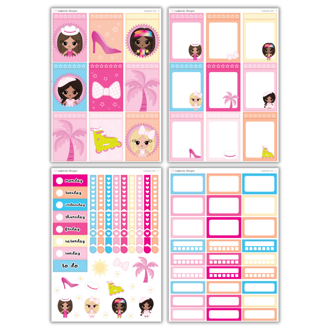 Cafecito Girl - Standard Vertical Bundle