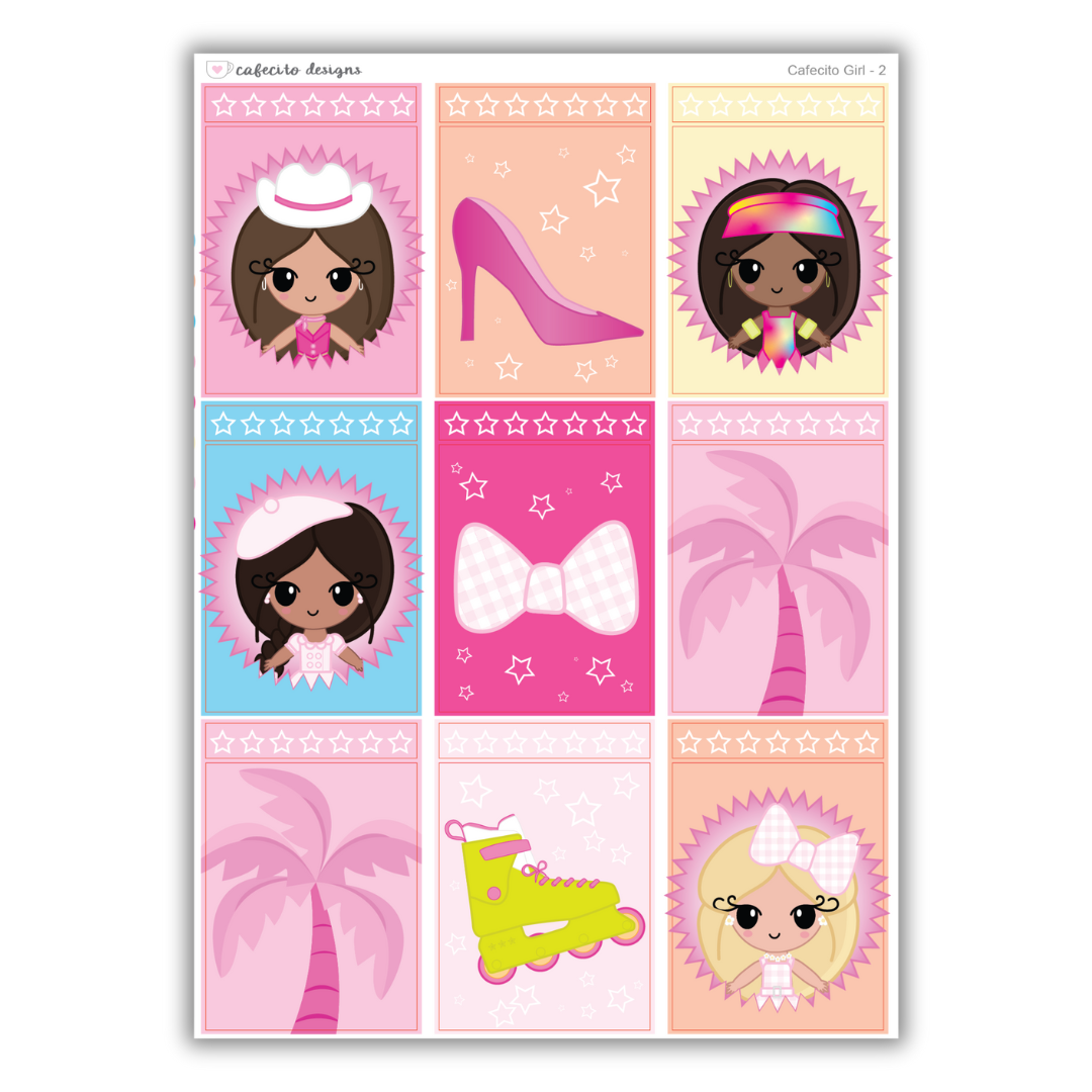 Cafecito Girl - Standard Vertical Bundle