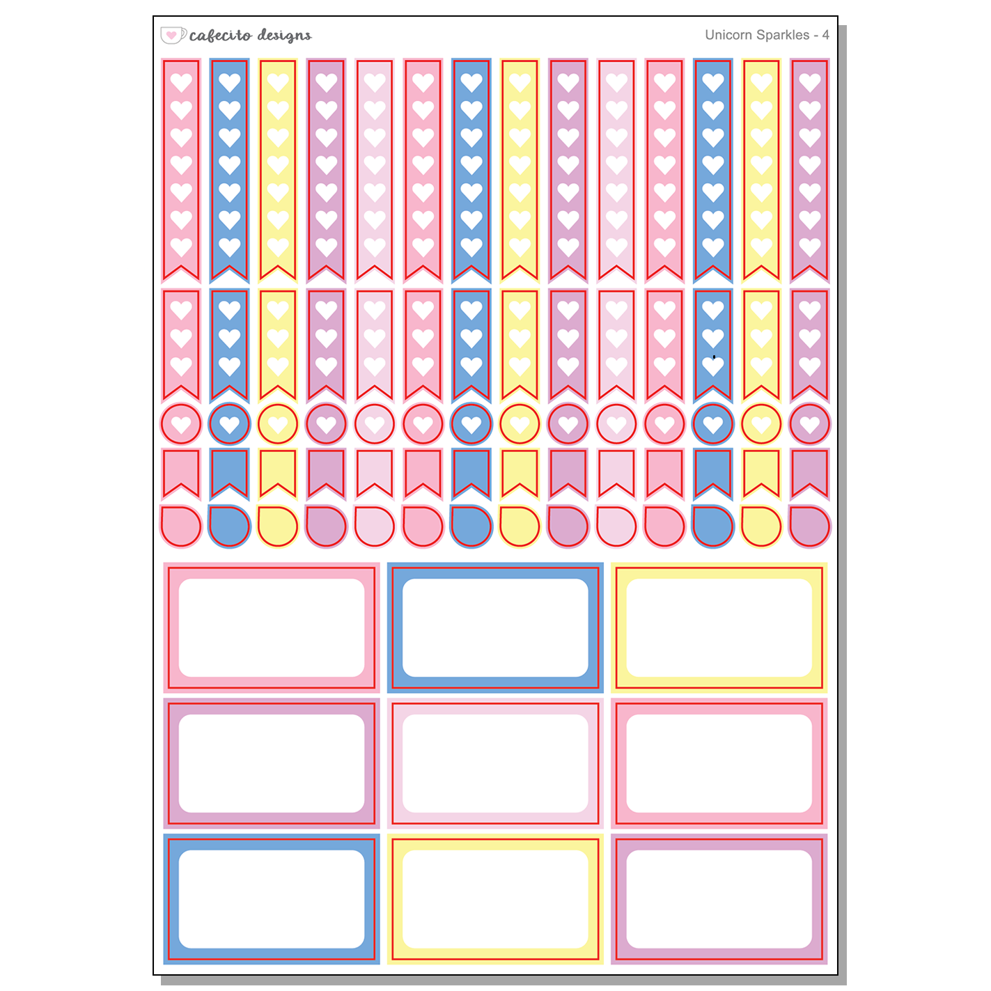 Pan Dulce Land - Checklists, Dots, Drops, Flags, & Half Boxes