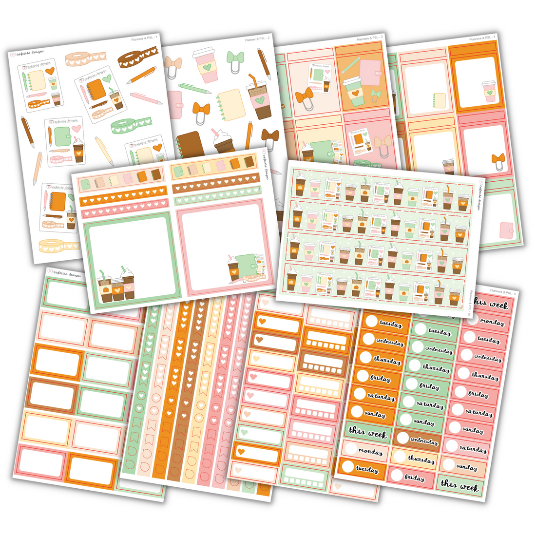 Planners & PSL - Sticker Kit