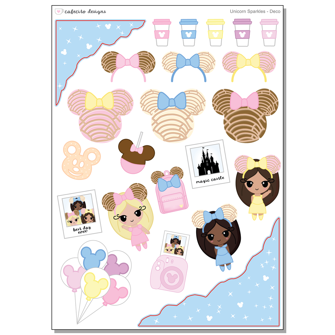 Pan Dulce Land - Deco Sticker Sheet