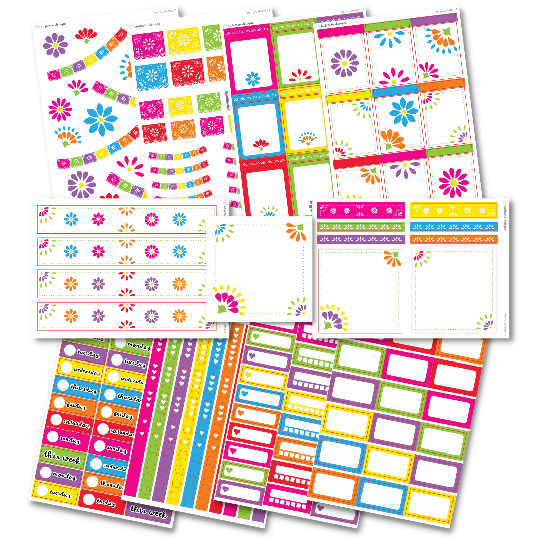 Fiesta de Flores - Sticker Kit