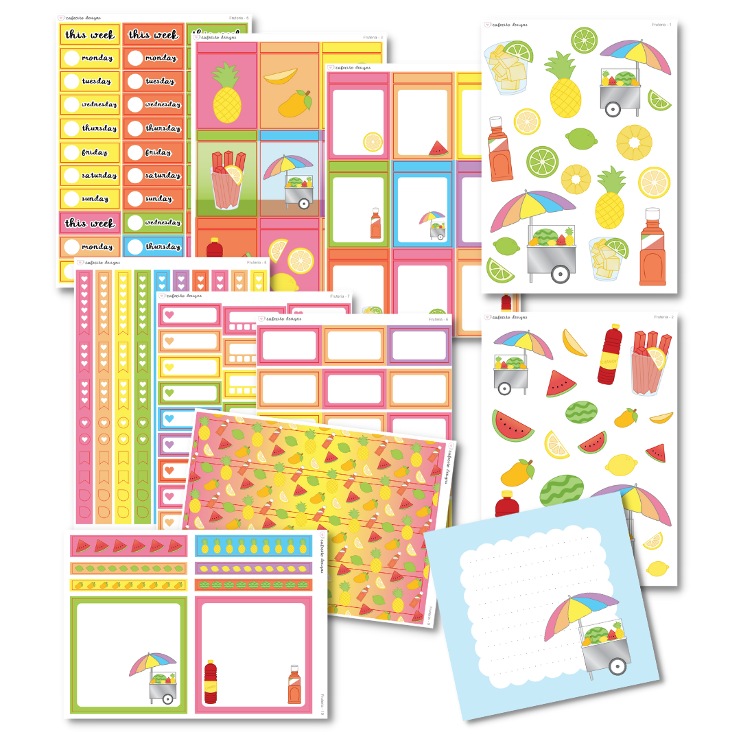Fruteria - Sticker Kit