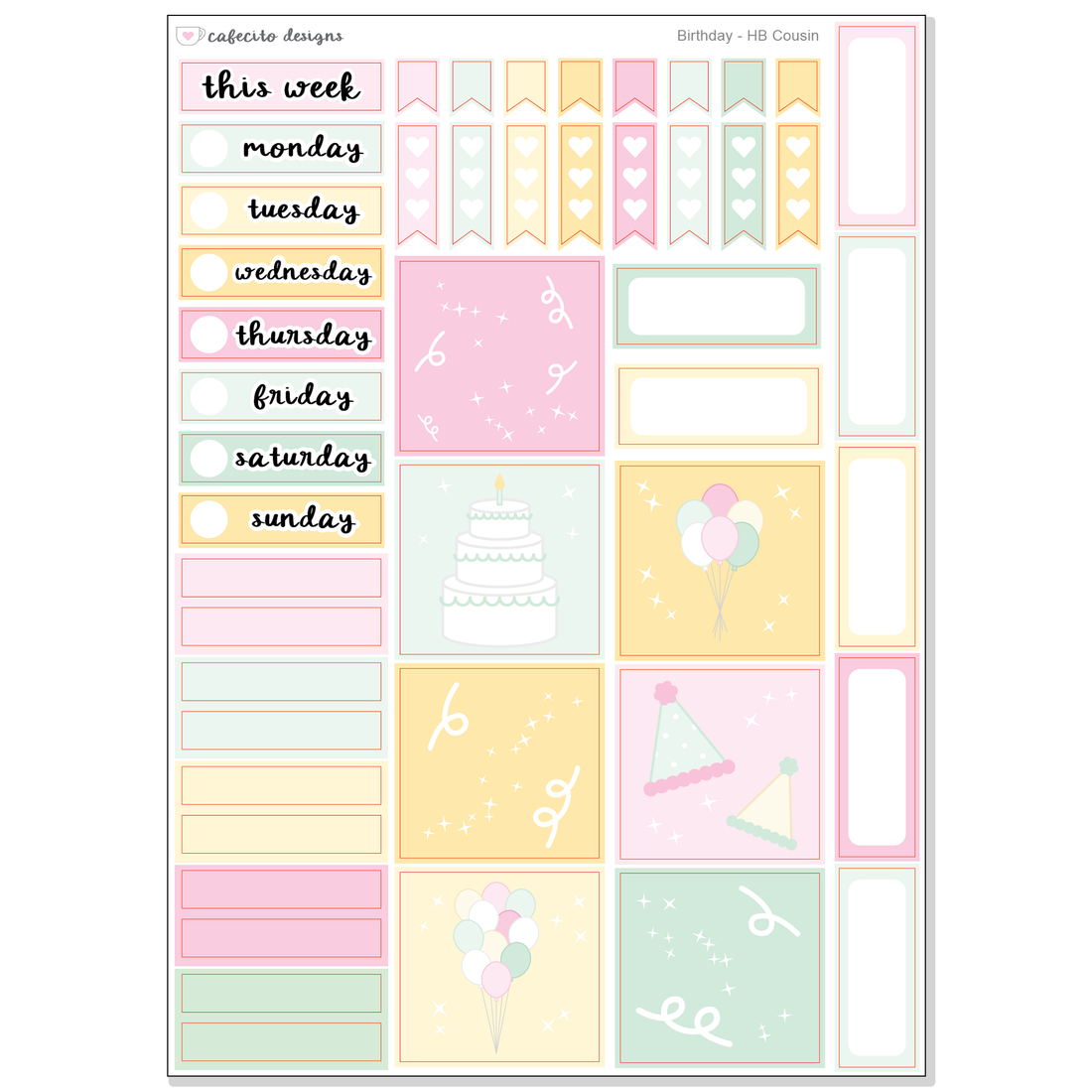 Birthday - Hobonichi Cousin