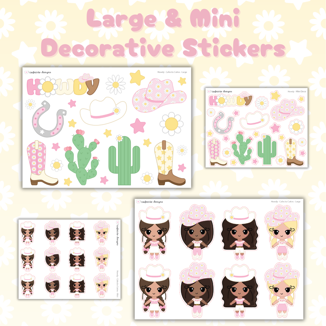 Howdy - Stickers ONLY