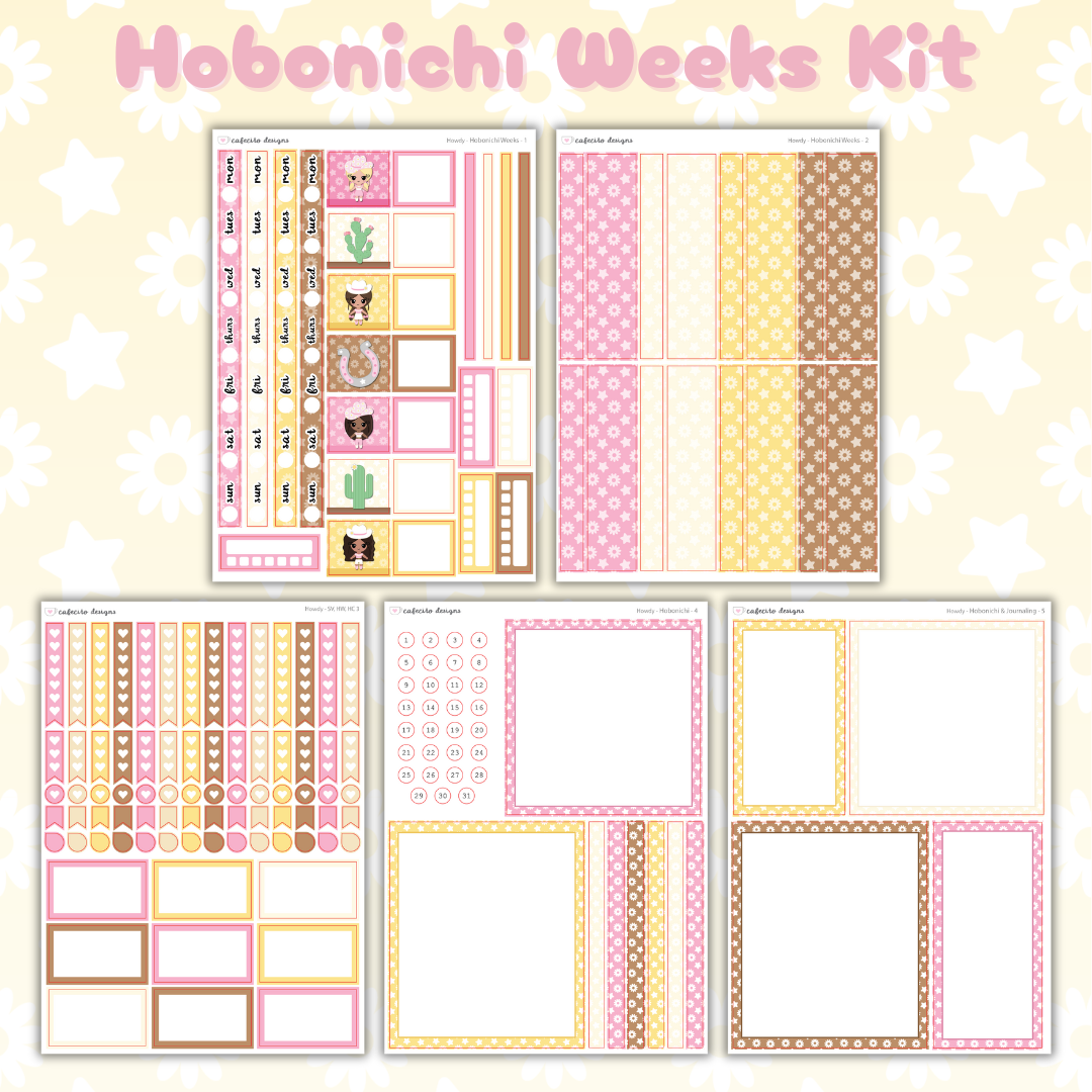 Howdy - Stickers & Washi