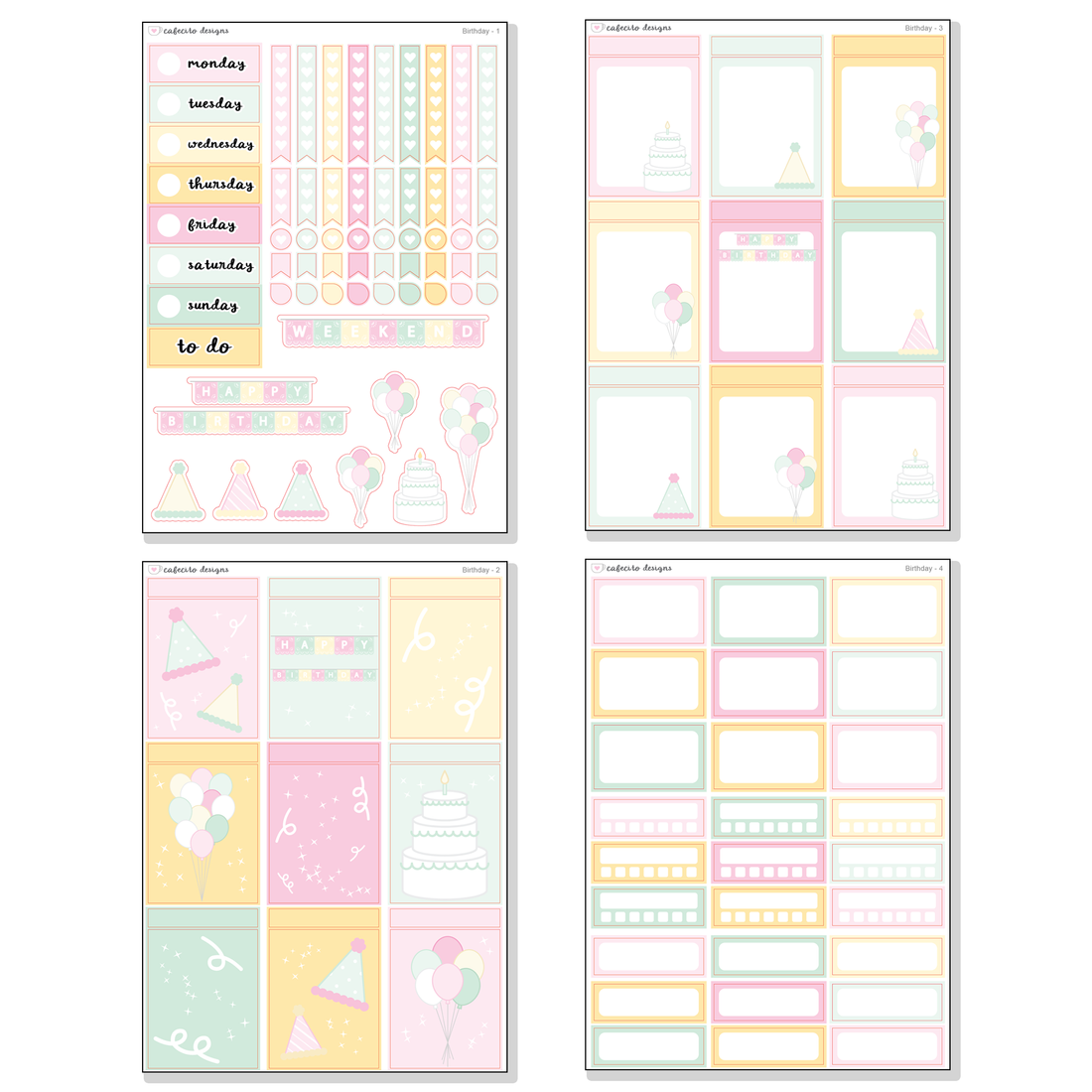 Birthday - Standard Vertical Bundle