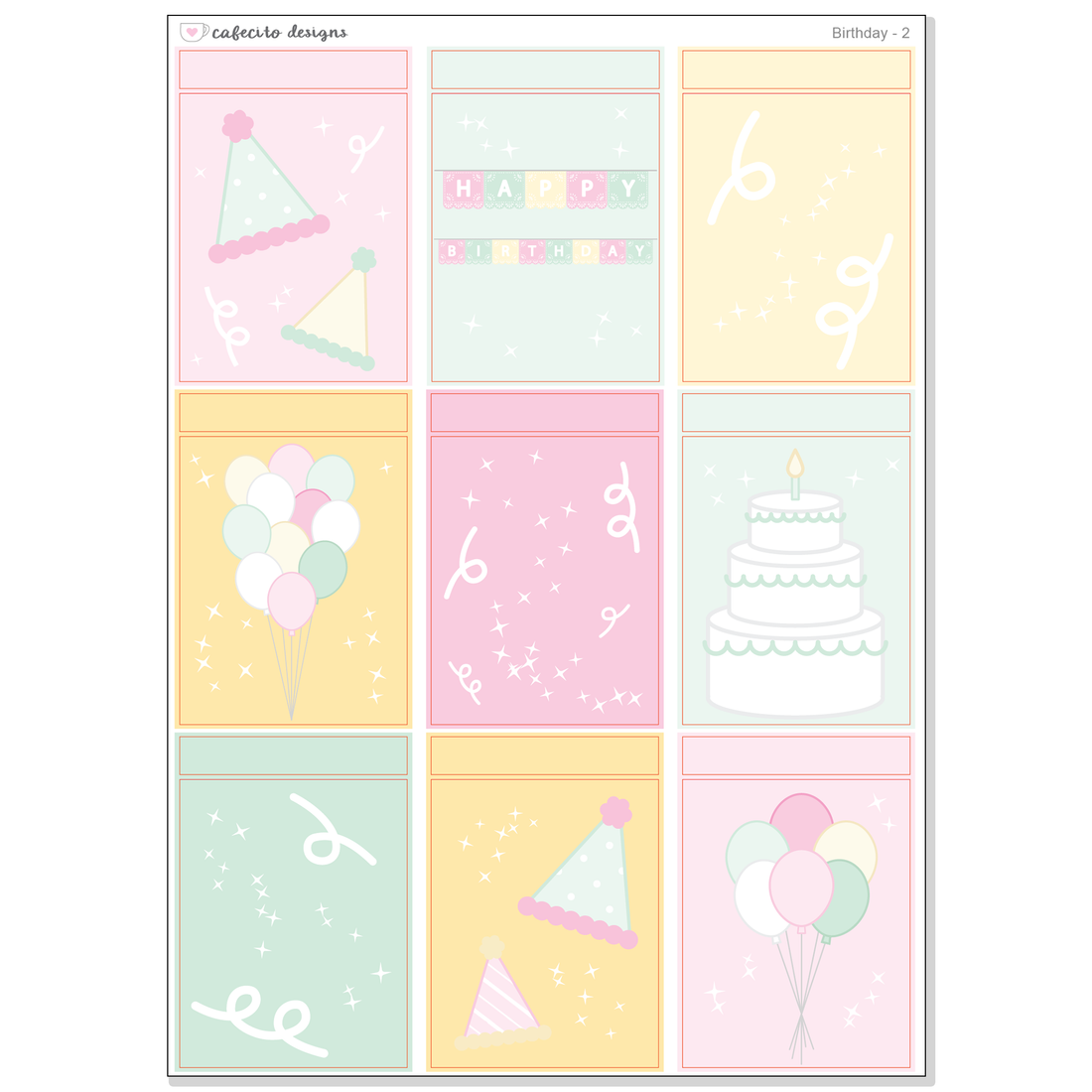 Birthday - Full Box with Deco 2