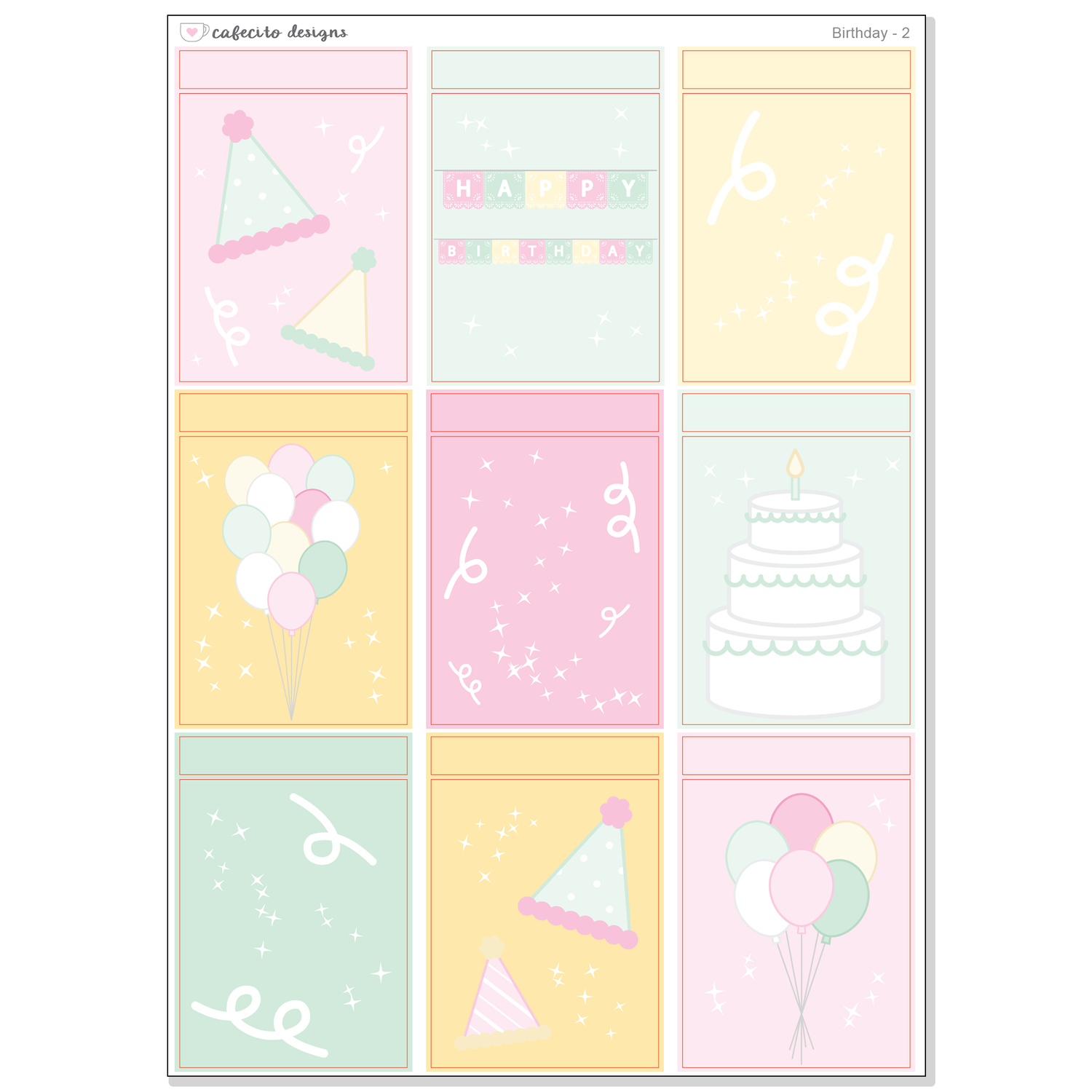 Birthday - Full Box with Deco 2