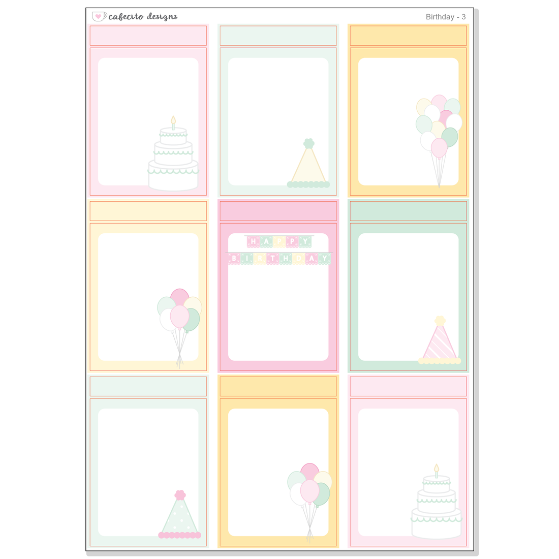 Birthday - Full Box with Border 3