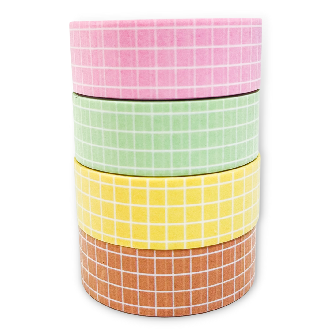 Pan y Cafecito - Grid Washi Tape