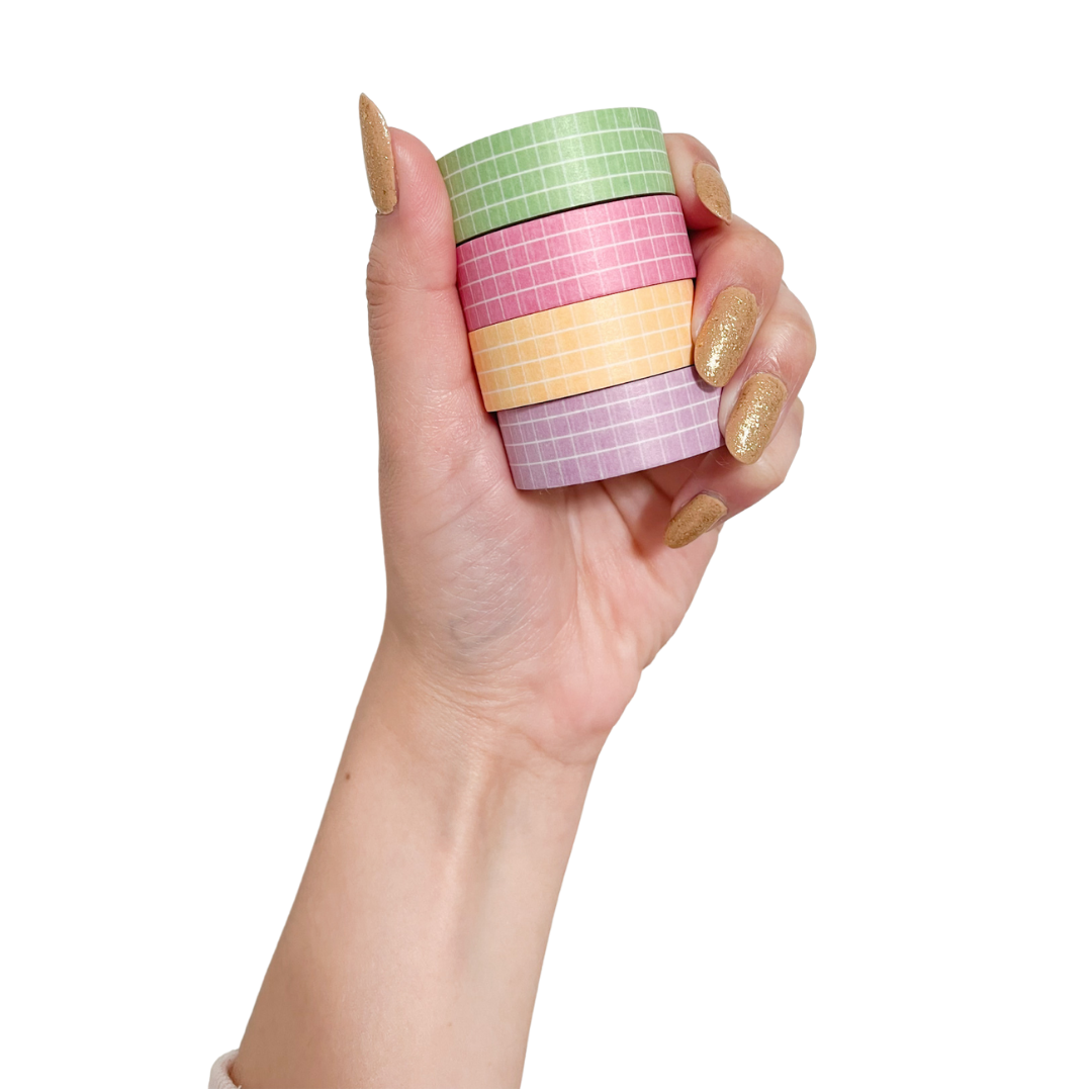 Spring with Cafecito - Grid Washi