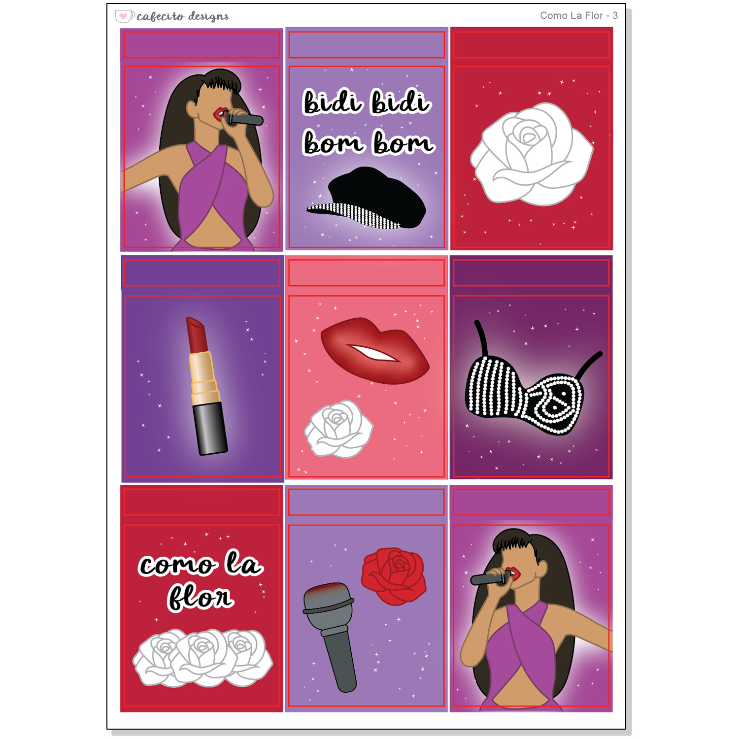 Como La Flor - Functional Stickers