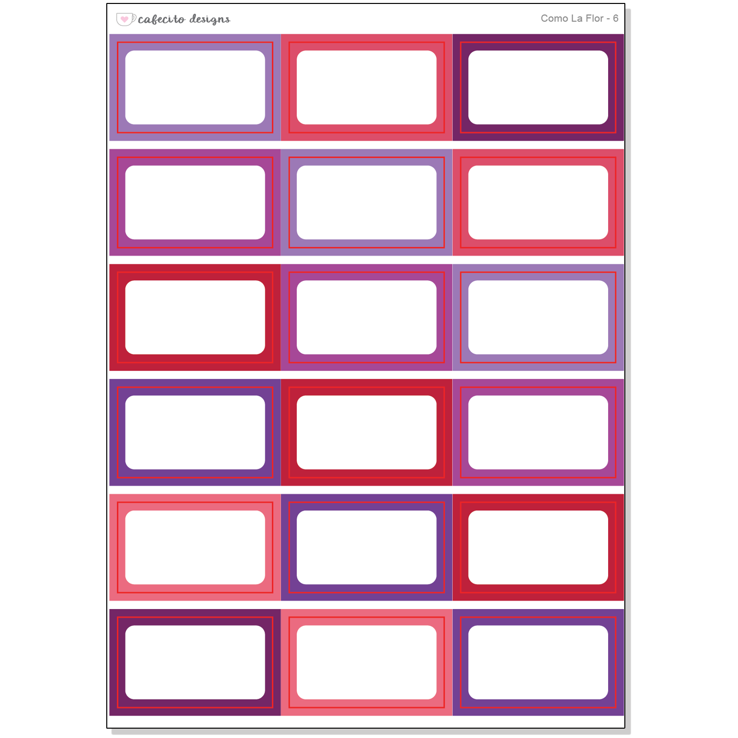 Como La Flor - Functional Stickers