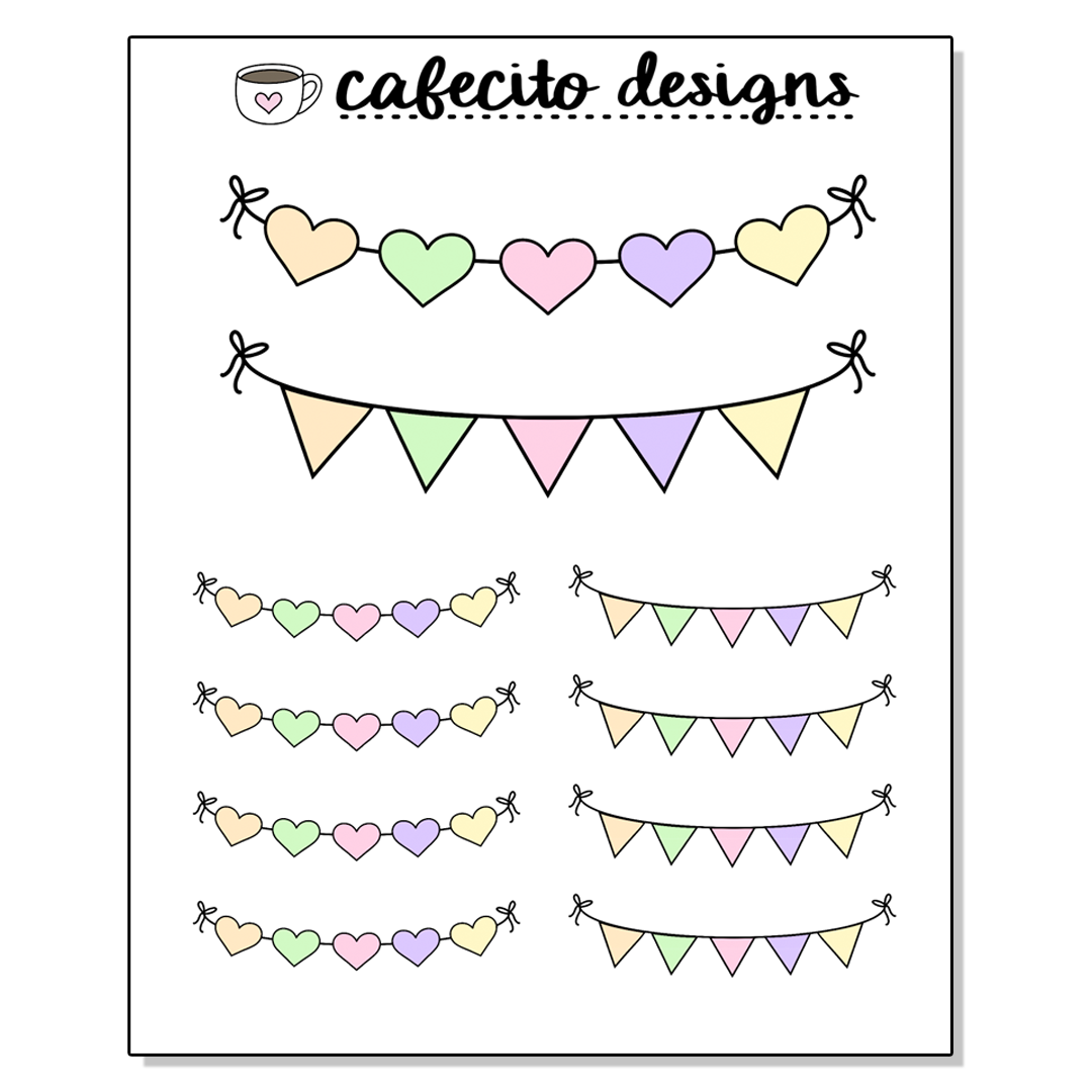 Floral - Mini Deco Sticker Sheets