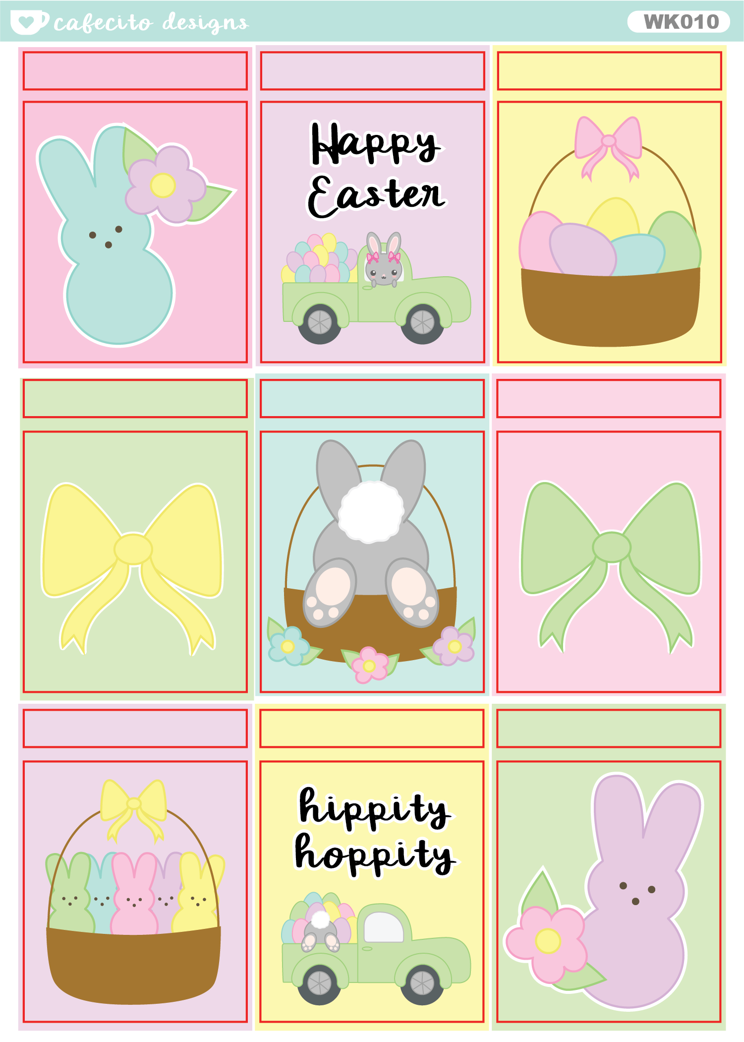Hippity Hoppity - Functional Stickers
