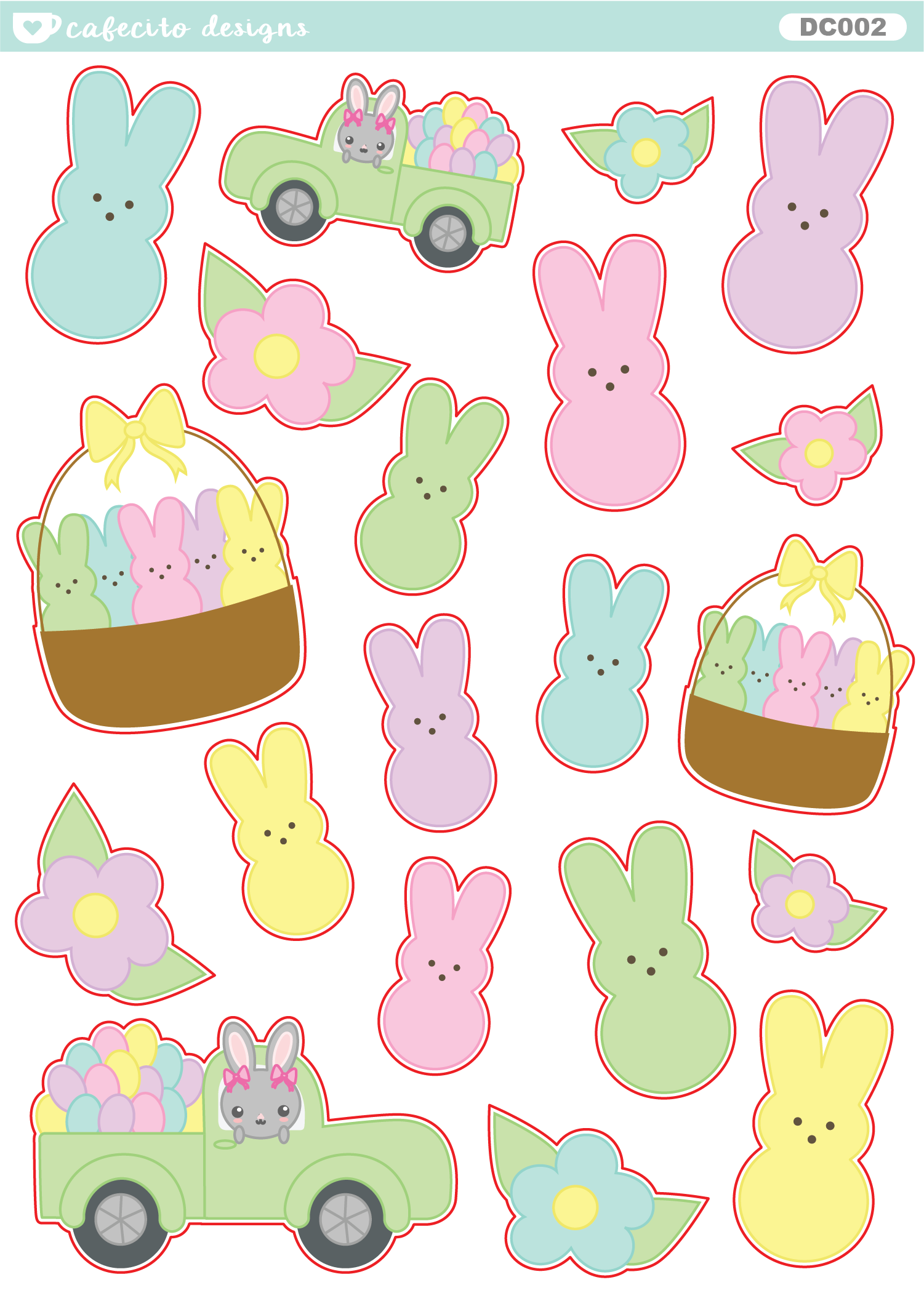 Hippity Hoppity - Deco Stickers