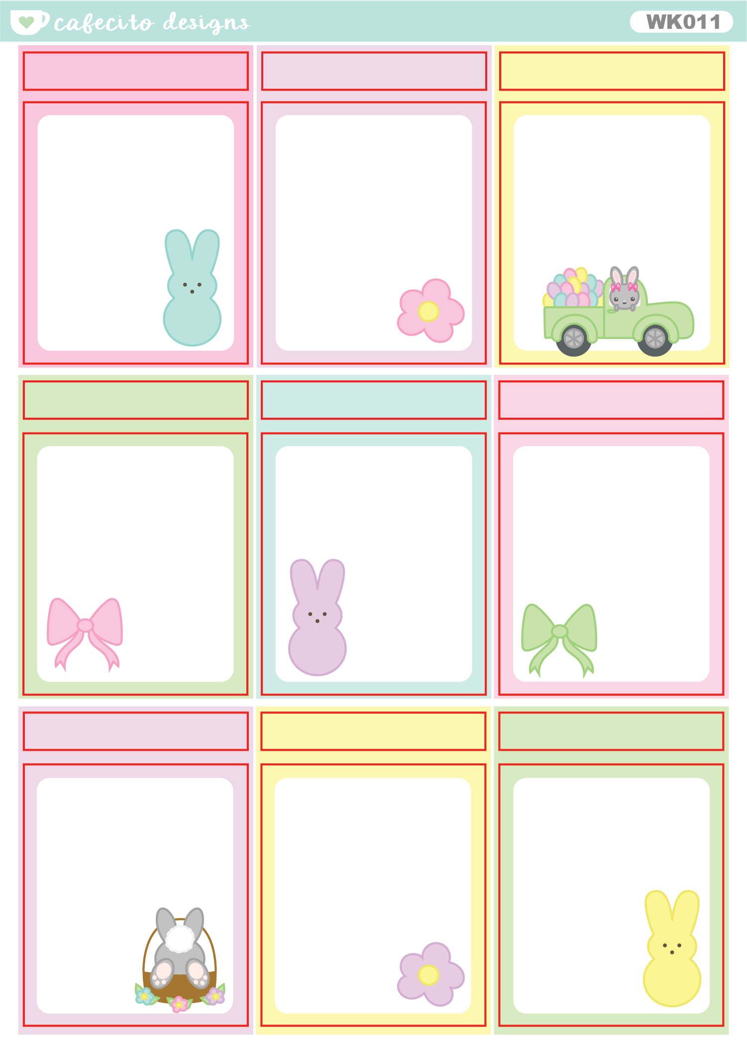 Hippity Hoppity - Functional Stickers