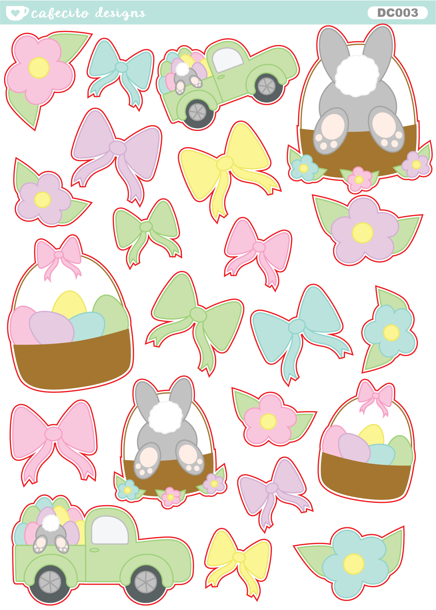 Hippity Hoppity - Deco Stickers