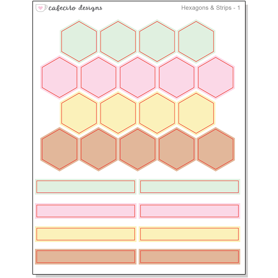 Pan y Cafecito - Washi Sticker Sheet