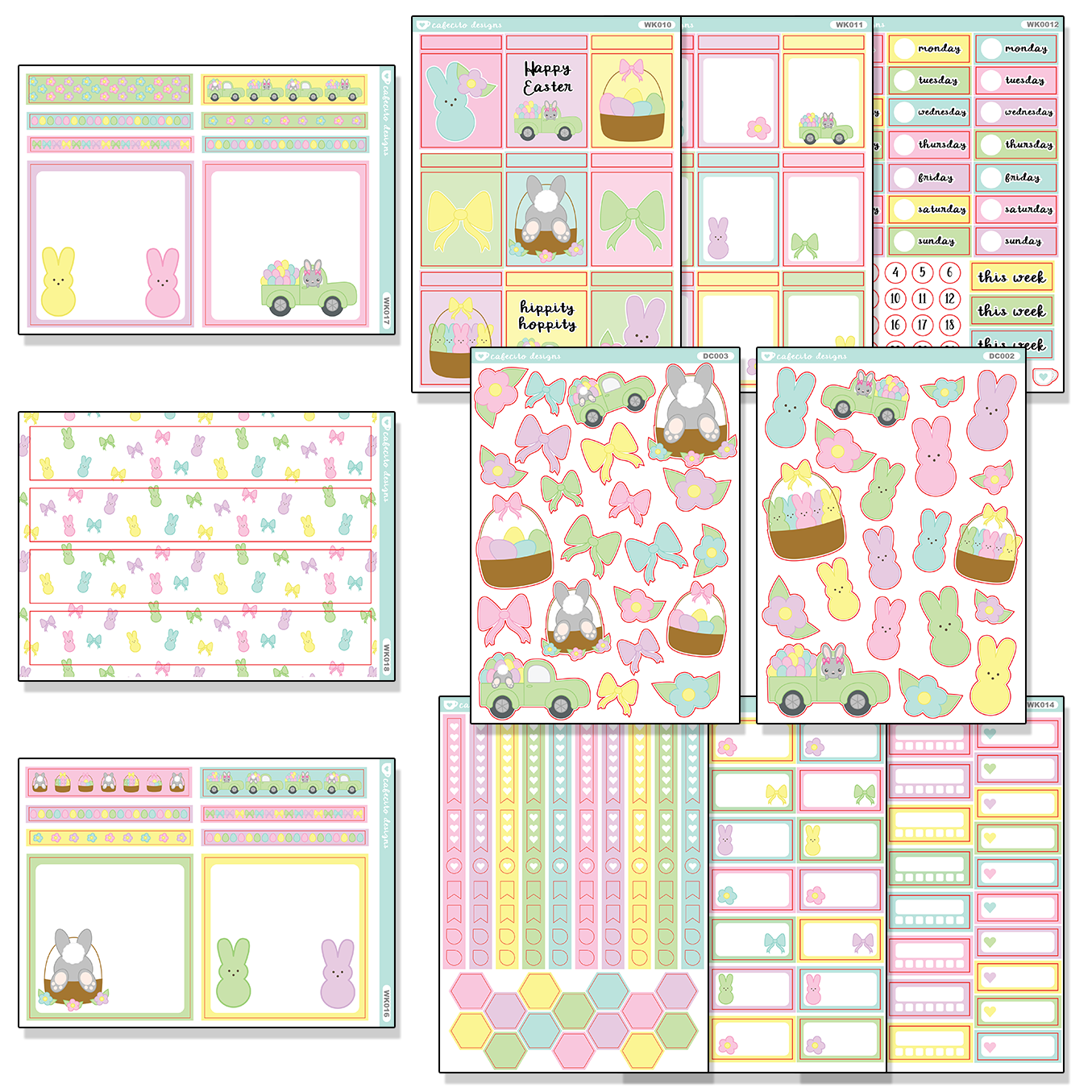 Hippity Hoppity - Sticker Kit