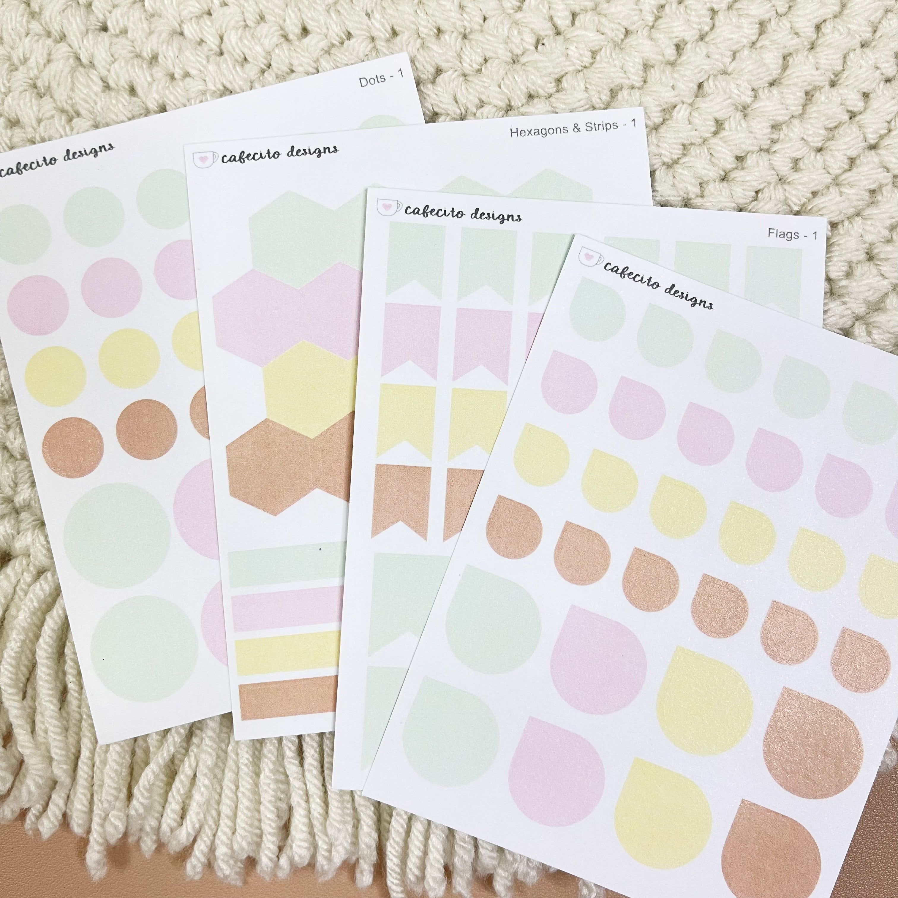 Pan y Cafecito - Washi Sticker Sheet