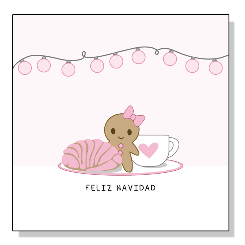 Dreaming of a Pink Christmas - Greeting Cards