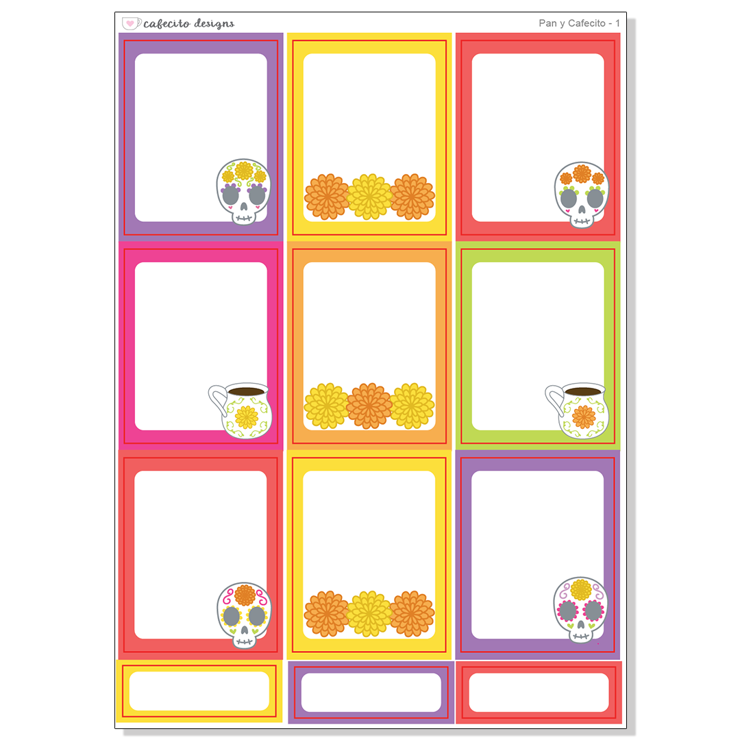 Dia de los Muertos - Functional Stickers