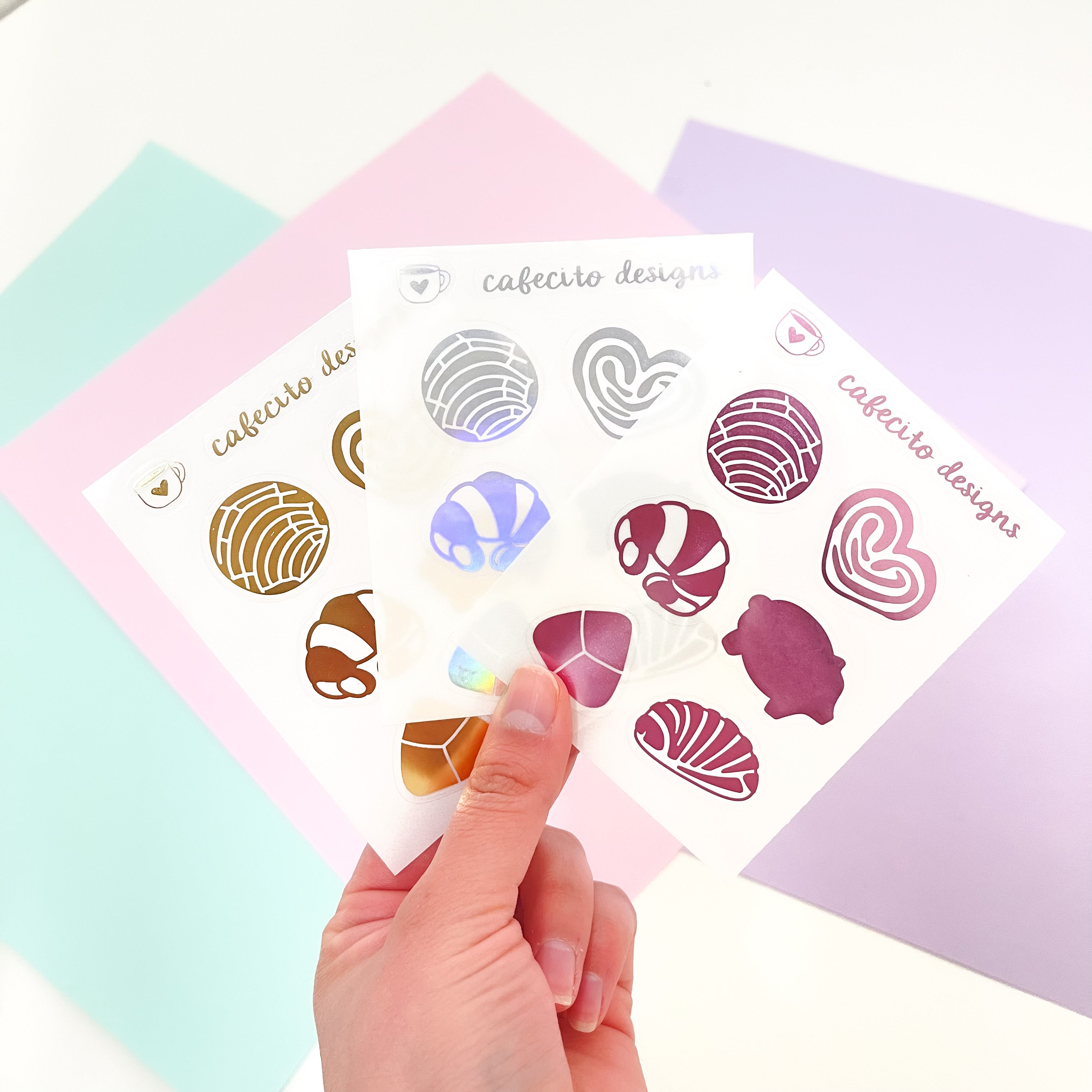 Pan Dulce  Large Deco Foil Stickers – Cafecito Designs