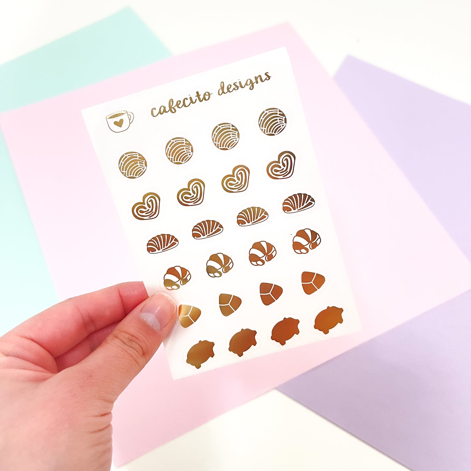 Pan Dulce | Mini Deco Foil Stickers